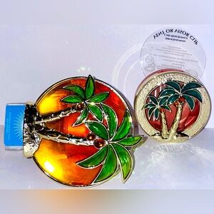 Bath & Body Works Palm Tree Wallflower plug & fragrance Holder Set